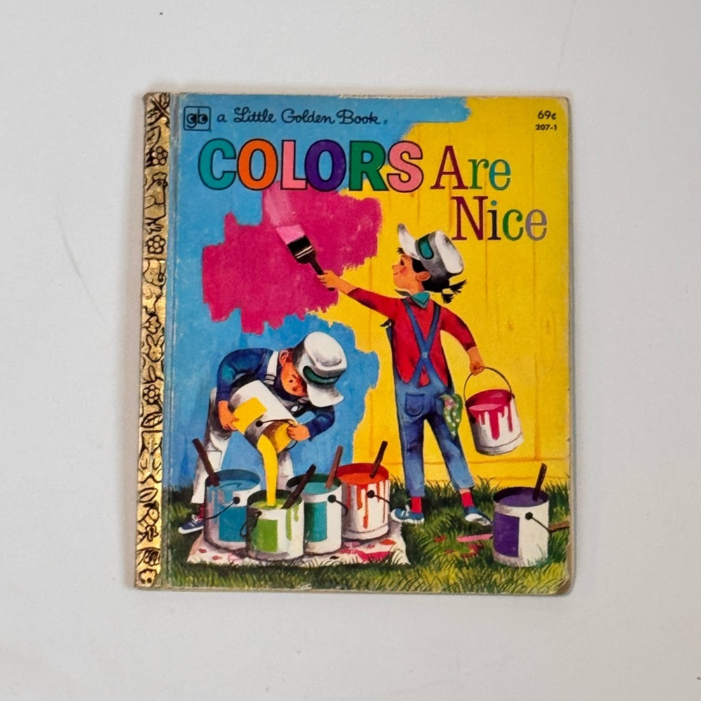 Vintage Little Golden Book: Colors Are Nice, 1979